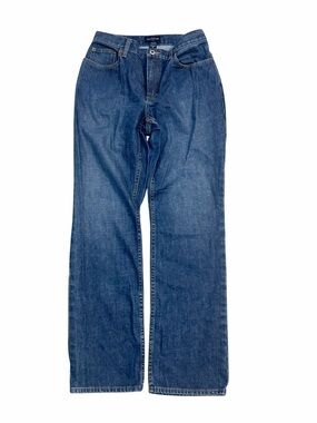 Ann Taylor Low Rise Bootcut Jeans Dark Wash Size 4R